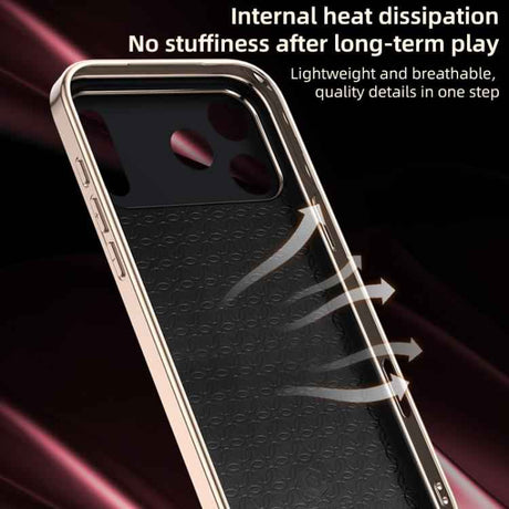Skin Feel Leather Texture Cooling Phone Case