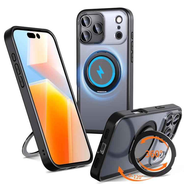 Kalebol 360-degree Rotating MagSafe Magnetic Holder Phone Case