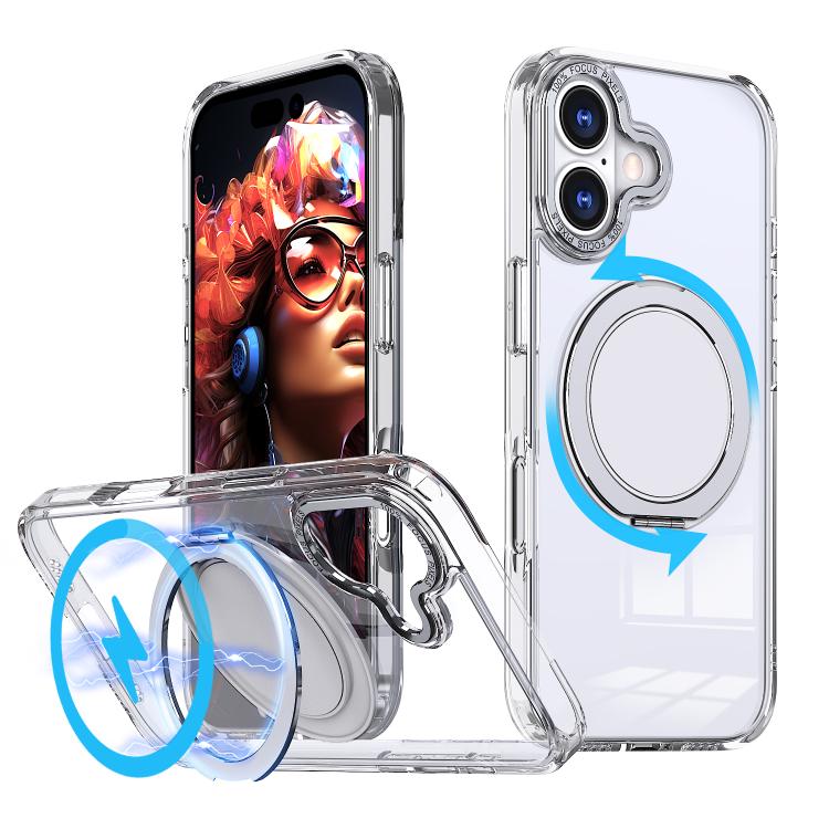 Kalebol 360-degree Rotating MagSafe Magnetic Holder Phone Case