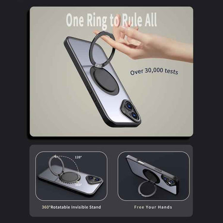 Kalebol 360-degree Rotating MagSafe Magnetic Holder Phone Case