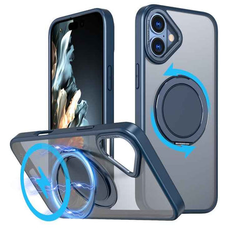 Kalebol 360-degree Rotating MagSafe Magnetic Holder Phone Case
