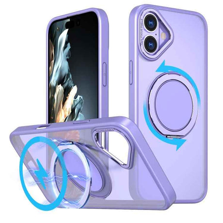 Kalebol 360-degree Rotating MagSafe Magnetic Holder Phone Case