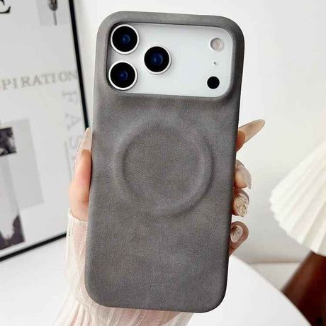 Skin Feel Sheepskin MagSafe Magnetic Phone Case
