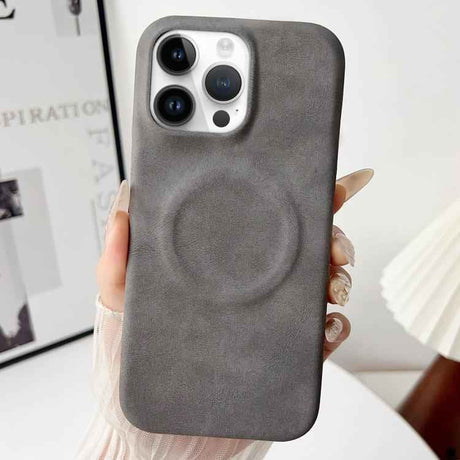Skin Feel Sheepskin MagSafe Magnetic Phone Case