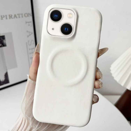 Skin Feel Sheepskin MagSafe Magnetic Phone Case