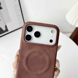 Skin Feel Sheepskin MagSafe Magnetic Phone Case