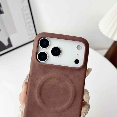Skin Feel Sheepskin MagSafe Magnetic Phone Case