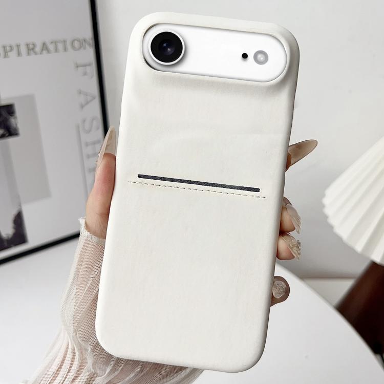 Skin Feel Sheepskin Card Slot Phone Case