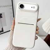 Skin Feel Sheepskin Card Slot Phone Case