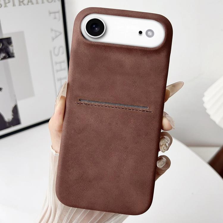 Skin Feel Sheepskin Card Slot Phone Case