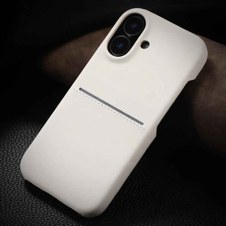 Skin Feel Sheepskin Card Slot Phone Case