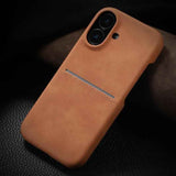 Skin Feel Sheepskin Card Slot Phone Case