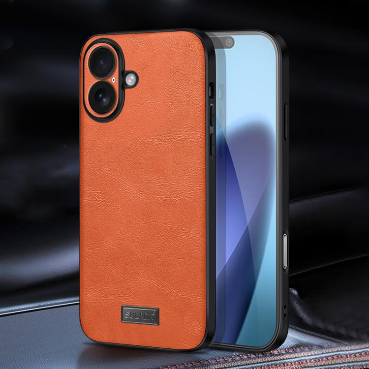 SULADA Shockproof TPU Hybrid Handmade Leather Phone Case