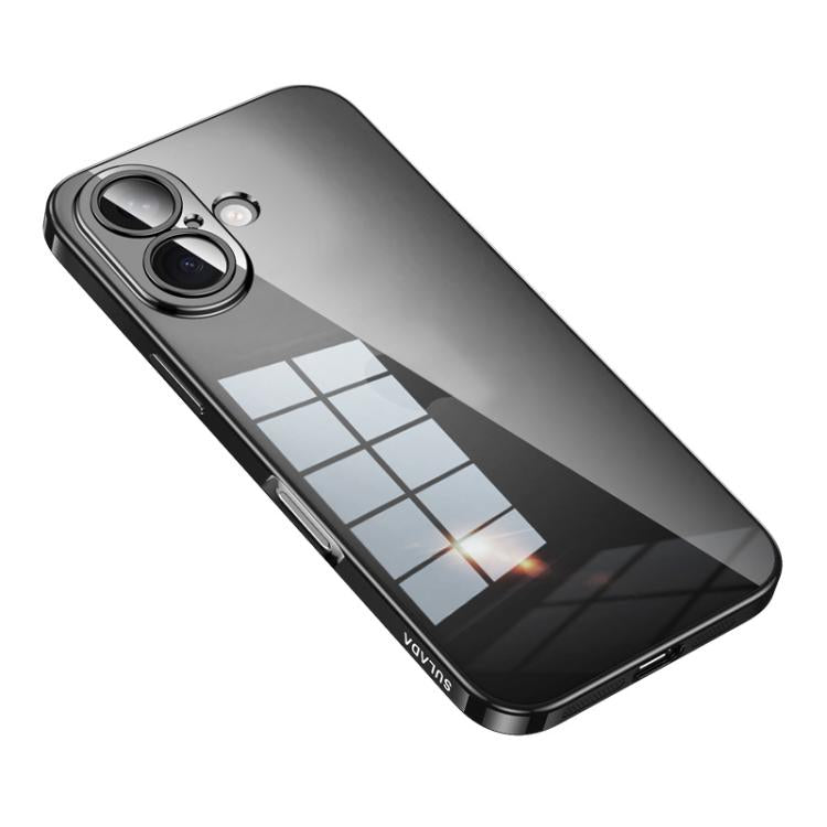 SULADA Shine Through Series Plating TPU Transparent Phone Case