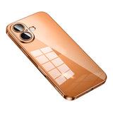 SULADA Shine Through Series Plating TPU Transparent Phone Case