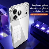 SULADA Shine Through Series Plating TPU Transparent Phone Case