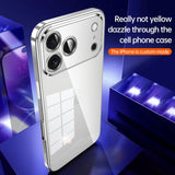 SULADA Transparent Phone Case - Shine Through Series Plating TPU Design