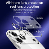 SULADA Transparent Phone Case - Shine Through Series Plating TPU Design