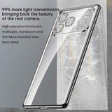 SULADA Shine Through Series Plating TPU Transparent Phone Case