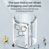 SULADA Shine Through Series Plating TPU Transparent Phone Case