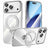SULADA Electroplated Transparent MagSafe Holder Phone Case
