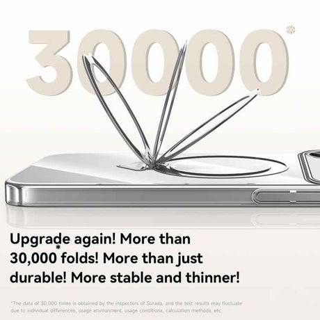 SULADA Electroplated Transparent MagSafe Holder Phone Case