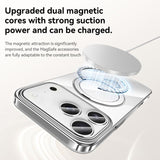 SULADA MagSafe Phone Case - Electroplated Transparent Holder for Ultimate Protection