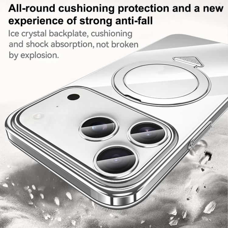 SULADA MagSafe Phone Case - Electroplated Transparent Holder for Ultimate Protection