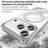 SULADA MagSafe Phone Case - Electroplated Transparent Holder for Ultimate Protection