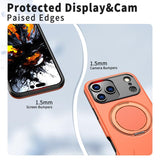 Metal Rotation Holder MagSafe TPU Hybrid PC Phone Case