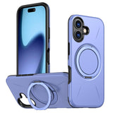 Metal Rotation Holder MagSafe TPU Hybrid PC Phone Case