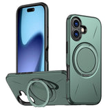 Metal Rotation Holder MagSafe TPU Hybrid PC Phone Case