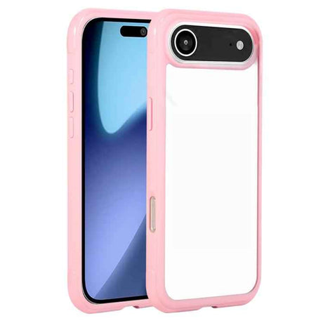 Solid Color Edge Transparency Acrylic TPU Phone Case