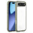 Solid Color Edge Transparency Acrylic TPU Phone Case