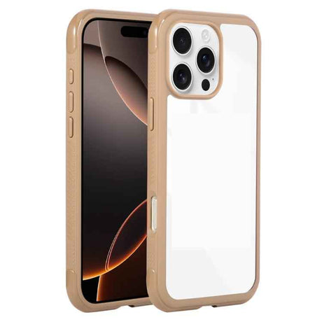 Solid Color Edge Transparency Acrylic TPU Phone Case