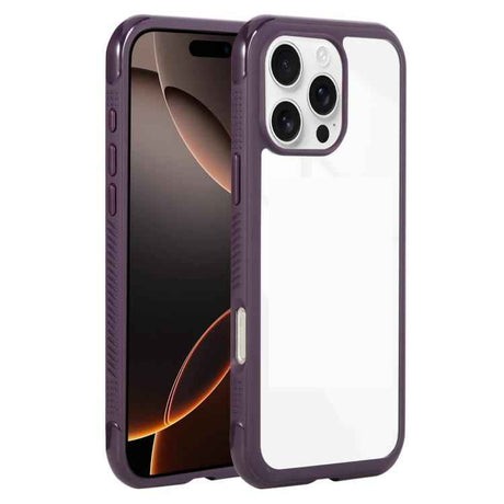 Solid Color Edge Transparency Acrylic TPU Phone Case