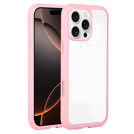 Solid Color Edge Transparency Acrylic TPU Phone Case