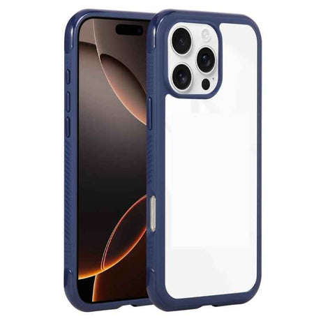 Solid Color Edge Transparency Acrylic TPU Phone Case
