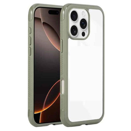 Solid Color Edge Transparency Acrylic TPU Phone Case