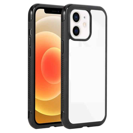 Solid Color Edge Transparency Acrylic TPU Phone Case