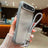 Solid Color Edge Transparency Acrylic TPU Phone Case with Wrist Strap
