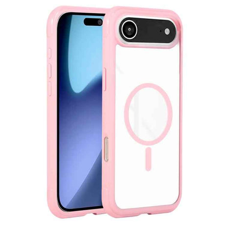 Solid Color Edge Transparency MagSafe Magnetic Phone Case