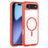 Solid Color Edge Transparency MagSafe Magnetic Phone Case