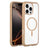 Solid Color Edge Transparency MagSafe Magnetic Phone Case