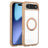 Solid Color Edge Transparency Rotation Holder MagSafe Phone Case