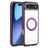 Solid Color Edge Transparency Rotation Holder MagSafe Phone Case