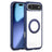 Solid Color Edge Transparency Rotation Holder MagSafe Phone Case