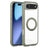Solid Color Edge Transparency Rotation Holder MagSafe Phone Case