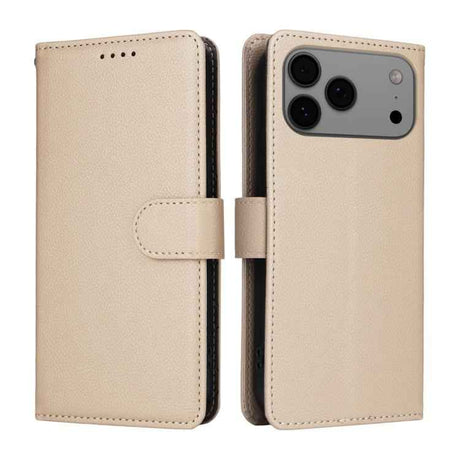 Litchi Texture RFID Blocking 3-Card Wallet Leather Phone Case