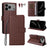 Litchi Texture RFID Blocking 3-Card Wallet Leather Phone Case